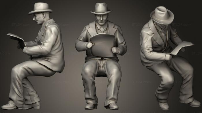 Статуэтки люди (Человек62, STKH_0245) 3D модель для ЧПУ станка